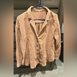 Free people top/shacket